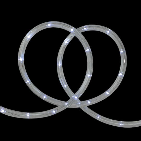 18ft. Pure White LED Outdoor Christmas Rope Lights